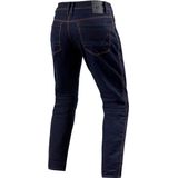 Reed SF - Motorjeans - Donkerblauw - Enkellaags Denim - CE AAA