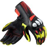 Revit Metis 2, handschoenen, Zwart/Neon-Geel/Neon-Rood, M