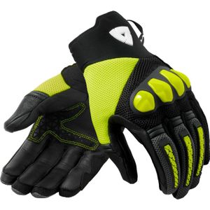 Rev'it! Gloves Speedart Air Black Neon Yellow 2XL - Maat 2XL - Handschoen