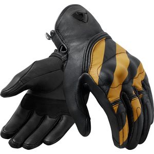 Revit Redhill, handschoenen, Zwart/Ocker Geel, XL