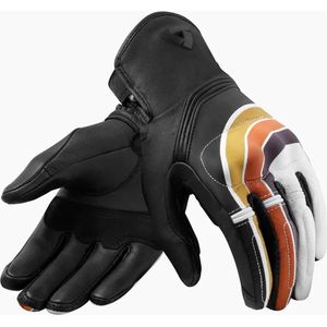 Revit Redhill, handschoenen, Zwart/Wit/Geel/Oranje, XXL