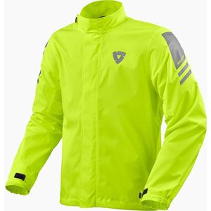 REV'IT! Regenjas Cyclone 4 H2O Neon Geel - Maat XL -