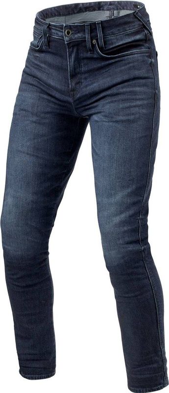 Rev'It! - Carlin SK - Motorjeans - Medium Blauw - 12,5 oz. CORDURA DENIM