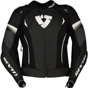 Revit - Xena 4 Pro - Motorfiets Jas - Zwart - Leer