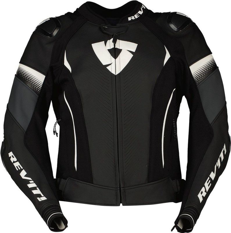 Revit - Xena 4 Pro - Motorfiets Jas - Zwart - Leer