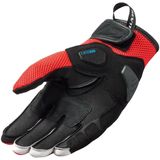 Revit Ritmo, handschoenen, Zwart/Wit/Neon-Rood, L