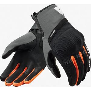 Revit Mosca 2, handschoenen, zwart/grijs/oranje, L
