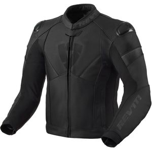 Argon 2 - Motorjack - Zwart - Leer - Ergonomische Perforatie