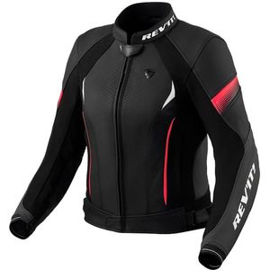 Revit - Xena 4 - Dames Motorfiets Jas - Zwart - Leer