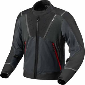 Revit Airwave 4, stoffen jas, zwart/donkergrijs, M