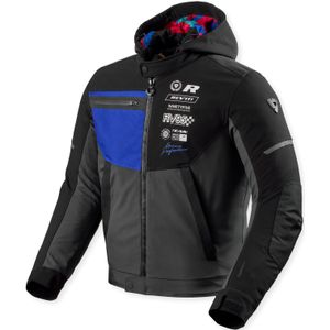 Motorjas REV'IT! Haste H2O Zwart-Blauw