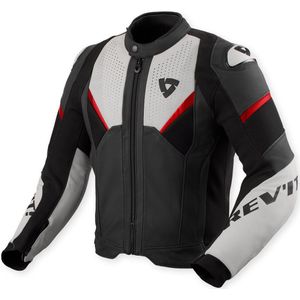 REV’IT! Automate Zwart Licht Grijs Motorjas - Maat 46 - Jas