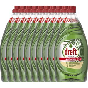 Dreft Platinum - Quickwash - Original - Vloeibaar Afwasmiddel - Voordeelverpakking 8 x 780 ml