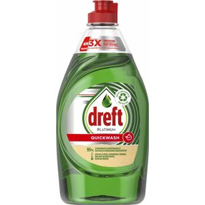 10x Dreft Platinum Quickwash Afwasmiddel Original 430 ml