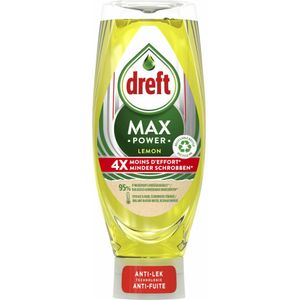 2+2 gratis: Dreft Max Power Afwasmiddel Lemon 640 ml