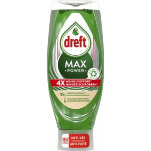 Dreft Max Power afwasmiddel Original (8 flessen - 640 ml)