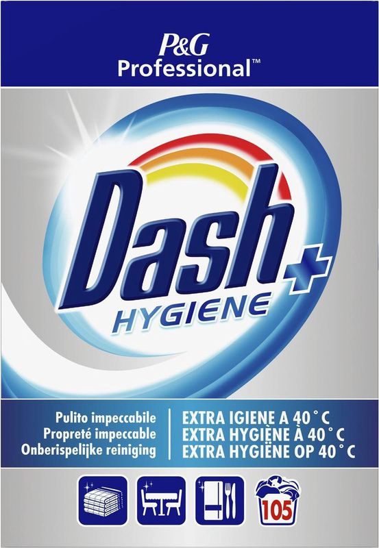 Dash - Professional Hygiëne Plus - Waspoeder - 6,5kg - 100 Wasbeurten