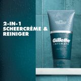 Gillette Intimate - 2-In-1 Scheercrème & Reiniger - Voor Intieme Zone - 150 ml