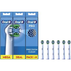 Oral-B Pro - Precision Clean -Mega Deal-Opzetborstels 6 stuks
