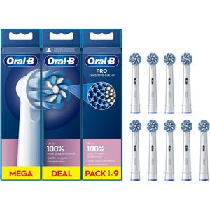 Oral-B - Pro Sensitive Clean - Opzetborstels - Zacht - Geschikt voor Oplaadbare Tandenborstels