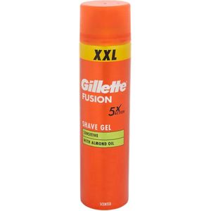 Gillette Fusion sensitive scheergel XXL 240 ML