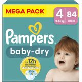 Pampers - Baby Dry - Mega Pack - 84 Stuks - 9/14 KG