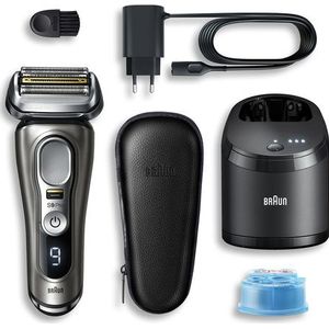 Braun Series 9 Pro 9485cc Scheerapparaat met scheerblad Trimmer Zwart, Zilver