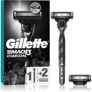 Gillette - Mach3 Charcoal - Scheerapparaat - 2 St - Vervangende Messjes