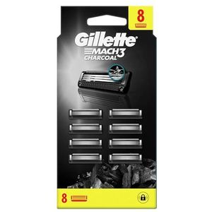 Gillette Mach3 Charcoal Vervangende Open Messen 8 st
