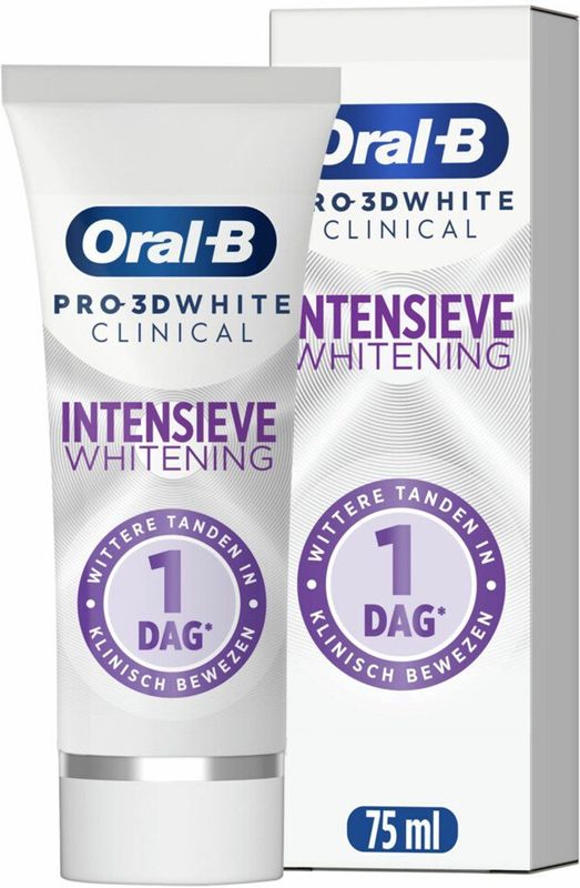 Oral-B Tandpasta Pro 3D White Clinical Radiant White 75 ml