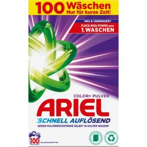 Ariel - COLOR+ - Waspoeder - 6 kg - Voor Gekleurd Wasgoed - Maximaal 100 Wasbeurten