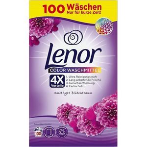 Lenor Waspoeder Amethis & Bloemen Boeket Voor Kleurwas Wasbeurten 6 Kg