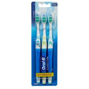 Oral-B Tandenborstel Classic Care medium, 3 stuks