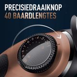 King C. Gillette Baardtrimmer PRO voor mannen - met precisiedraaiknop voor 40 lengte-instellingen