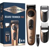 King C. Gillette Baardtrimmer PRO voor mannen - met precisiedraaiknop voor 40 lengte-instellingen