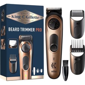 King C. Gillette Baardtrimmer PRO Voor Mannen - met Precisiedraaiknop Voor 40 Lengte-instellingen