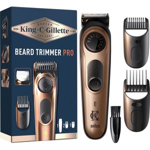 King C. Gillette Baardtrimmer PRO voor mannen - met precisiedraaiknop voor 40 lengte-instellingen