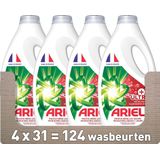 Ariel Vloeibaar Wasmiddel +Ultra Vlekverwijderaar - 4 x 31 Wasbeurten - Voordeelverpakking
