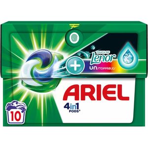 2+2 gratis: Ariel 4in1 Pods Wasmiddelcapsules Color Lenor Unstoppables 10 stuks