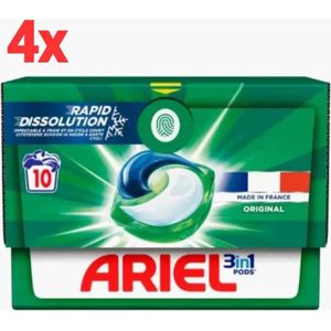 Ariel - Original 3-in-1 Pods - Wasmiddel - 4x 10 stuks