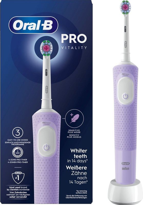 Oral B Pro Vitality Lila Purple Elektrische Tandenborstel