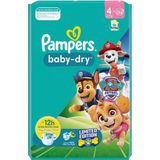 Pampers Baby-Dry Paw Patrol-editie Maat 4, 222 Luiers, 9kg-14kg