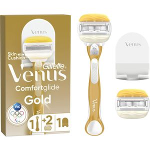 Gillette Venus ComfortGlide Coconut - 1 Handvat + 2 Scheermesjes + Douchehanger