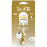 6x Gillette Venus Scheersysteem ComfortGlide Coconut 1 set