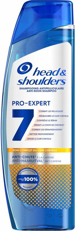 Head & Shoulders Pro-Expert 7 Shampoo - Anti-Haaruitval - 250 ml - Met Cafeïne