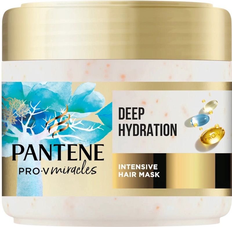 Pantene Pro-V Miracles - Haarmasker - Hydra Glow - 300 ml - Voor Droog en Beschadigd Haar