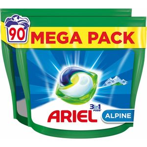 Ariel 3 In 1 Pods Alpine (90+9 gratis wasbeurten)