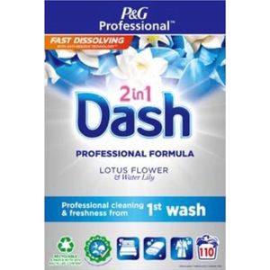 Dash - 2in1 Waspoeder - Lotusbloem & Lelie - 2 in 1 Formule - Krachtige Reiniging