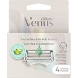 Gillette Venus - Voor Huid En Schaamhaar - 4 Navulmesjes