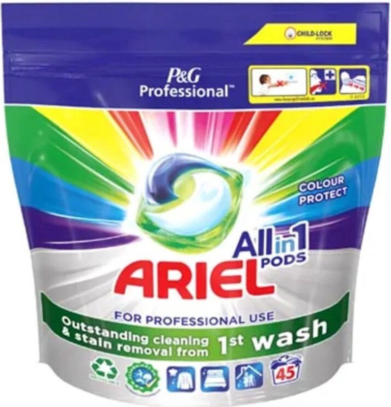 Ariel - Wasmiddel All-in-1 Pods Color Protect - 45 Stuks